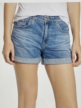 AG Hailey Ex-boyfriend Roll Up Jean Shorts Size 28R